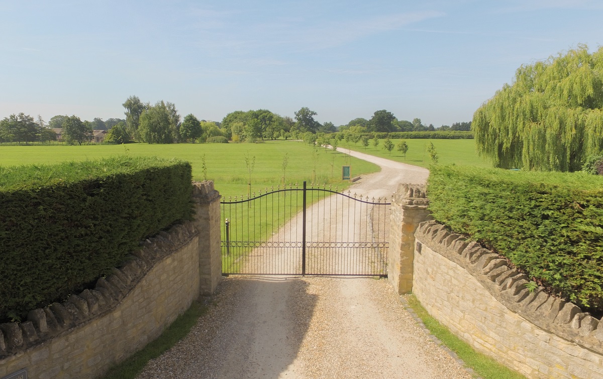 Entrance to The Cotswold Manor Estate